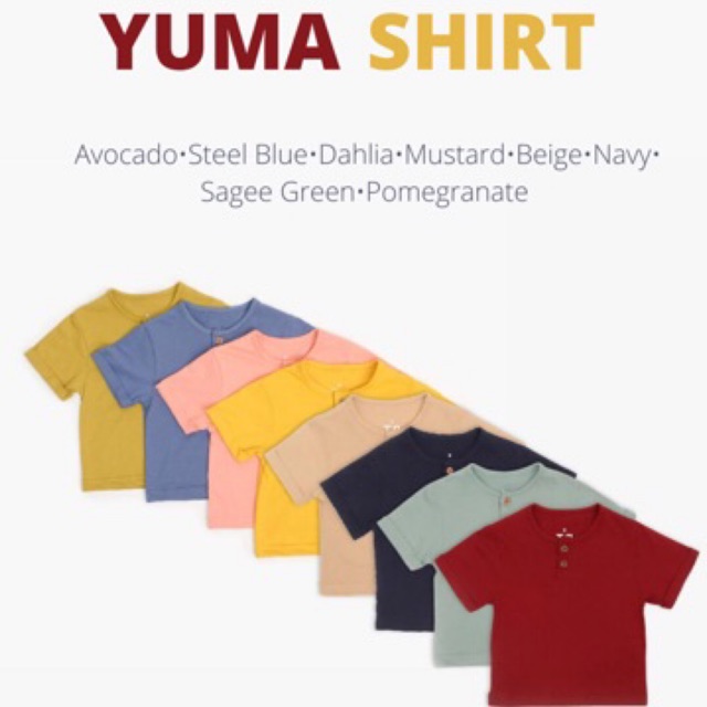 QF APPROVED - YUMA SHIRT BY TOMO WEAR | BAJU ATASAN ANAK UNISEX