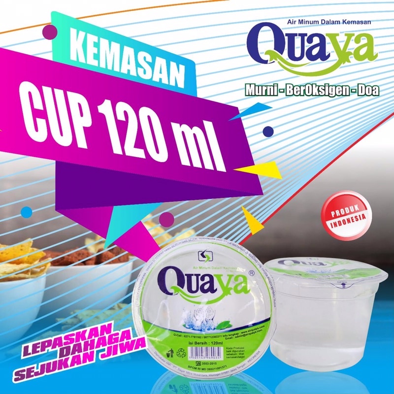 

Quaya kemasan 120ml cup