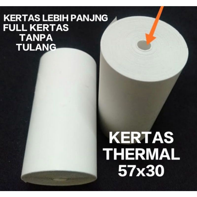 

Kertas Thermal 57x30 mm Kasir Struk PPOB