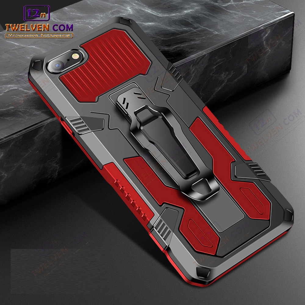 Case Shockproof iPhone 7 Armor Hardcase Stand Clip