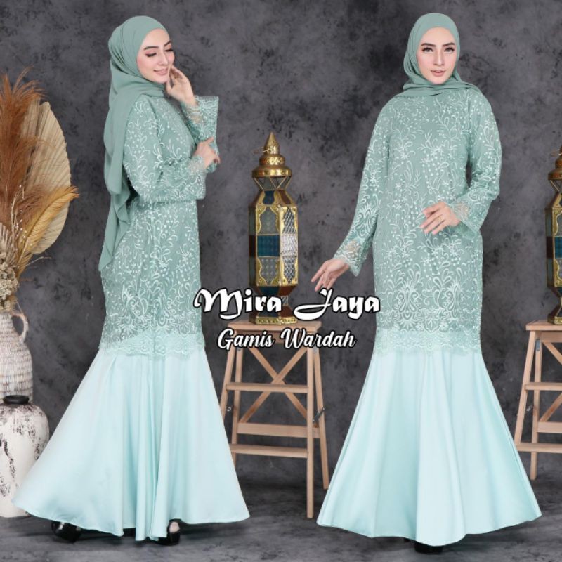 gamis  brokat duyung // kebaya modern// gamis moslim