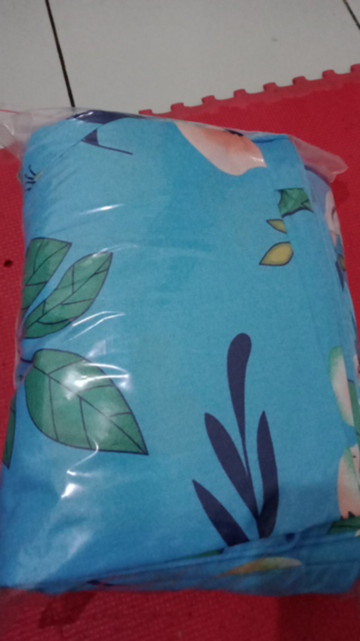 Sprei Karet Keliling Katun Magenta