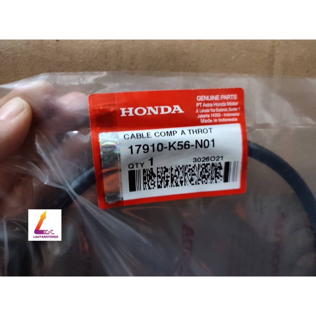 17910-K56-N01 Kabel Gas Atas A Sonic 150 R