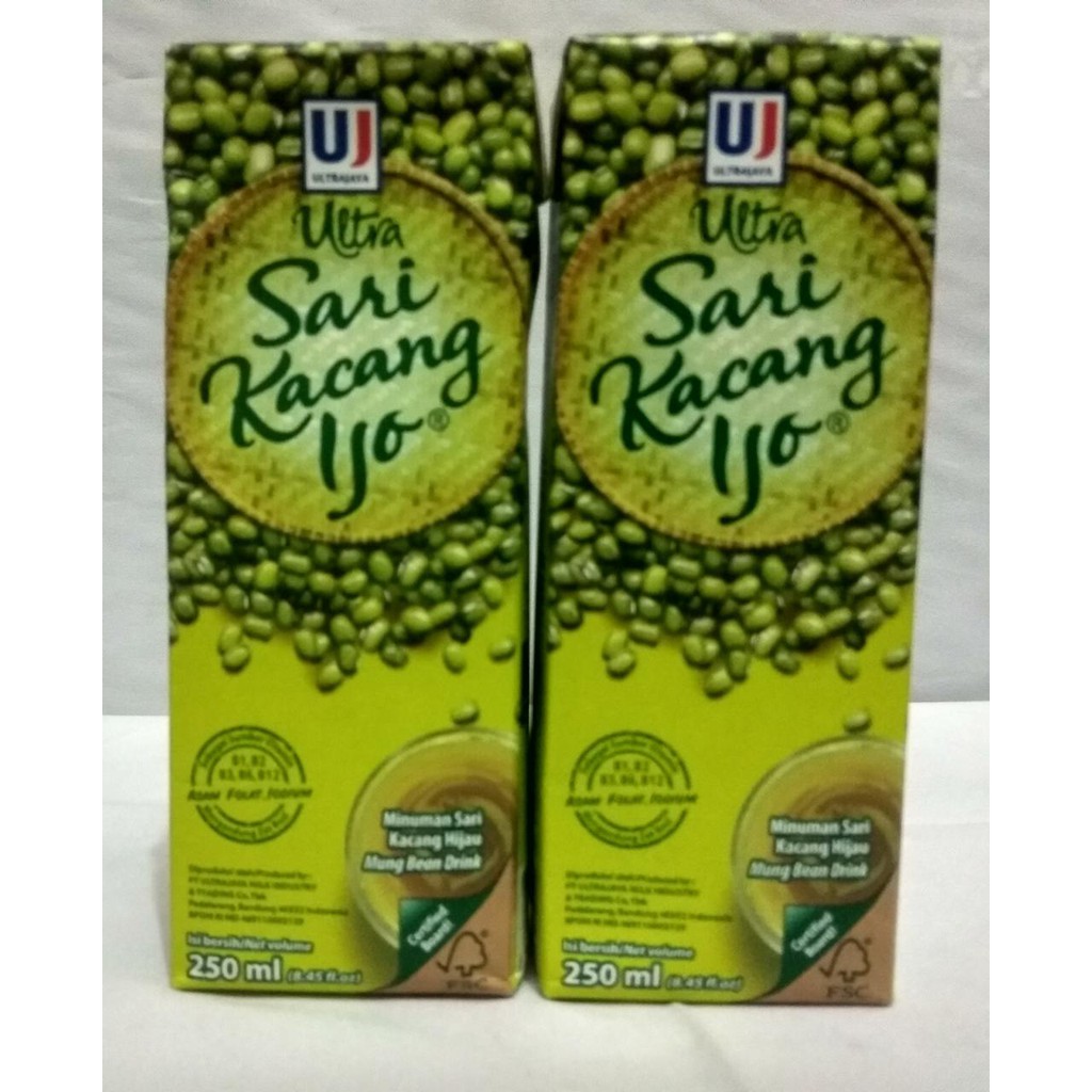 Jual Aneka Snack Ultra Sari Kacang Hijau 250 Ml Susu Kotak Sari