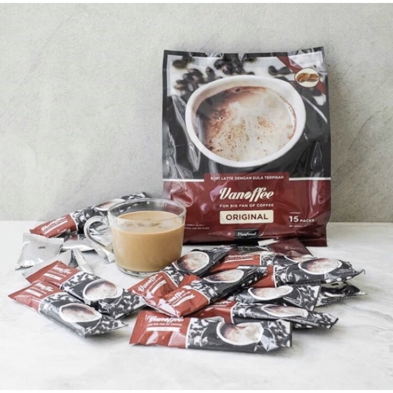 

Vanoffee Original 3 in 1 Coffee Instan 15 sachet / box