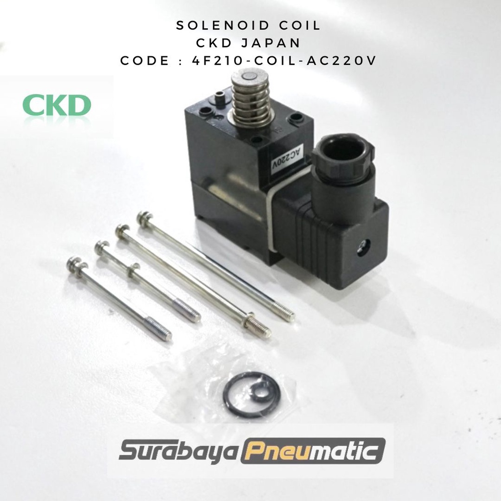 Jual Ckd Japan F Coil Ac V Coil Solenoid Untuk Ckd Body F