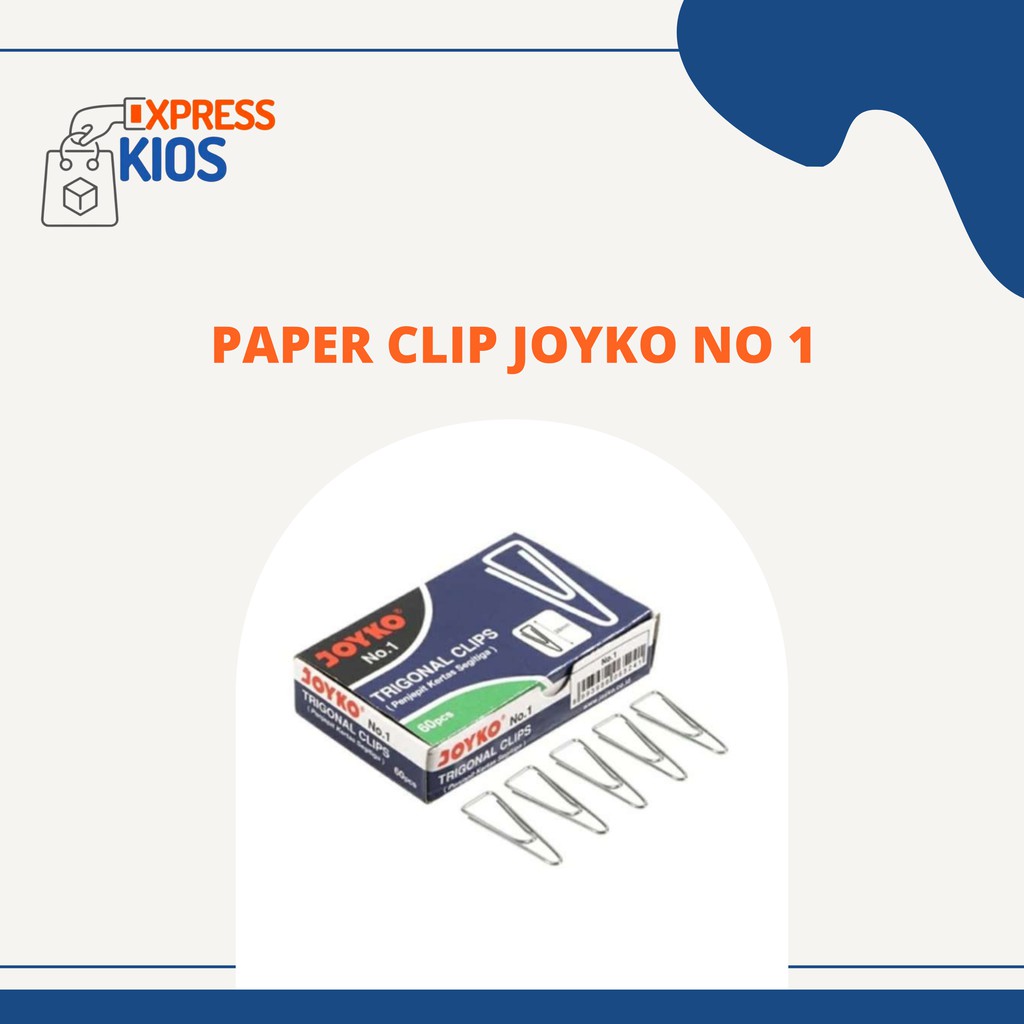 

PAPER CLIP / KLIP KERTAS / PENJEPIT KERTAS JOYKO No. 1