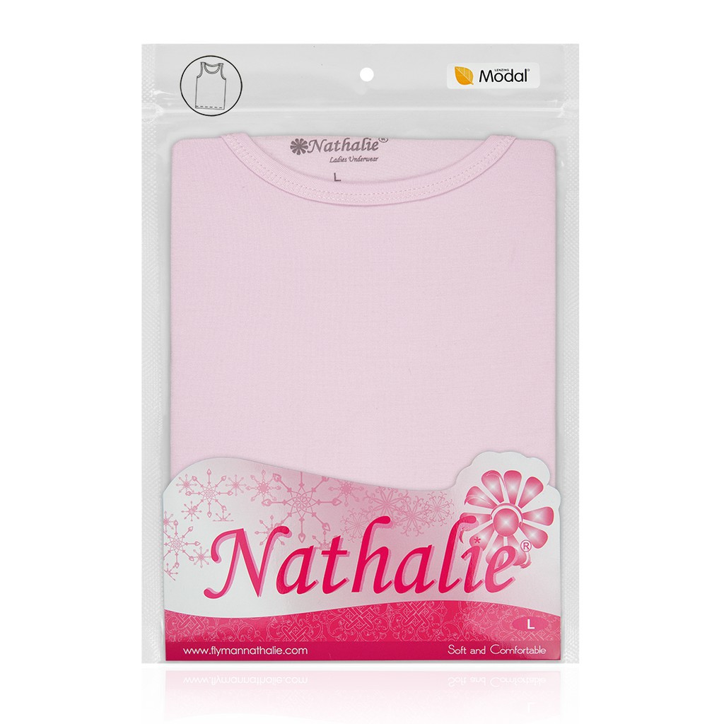 ORIGINAL 1 PCS | NATHALIE |  Kaos Dalam Wanita Premium Modal Cotton  NTA 2093