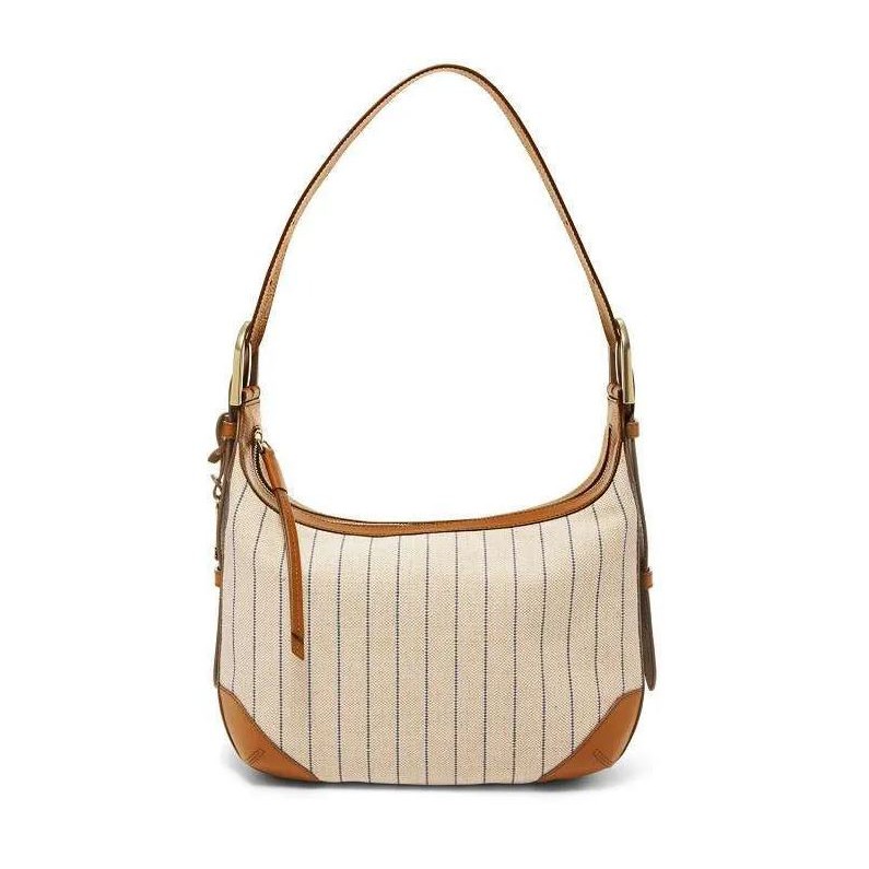Tas Fossil Hannah Hobo Natural