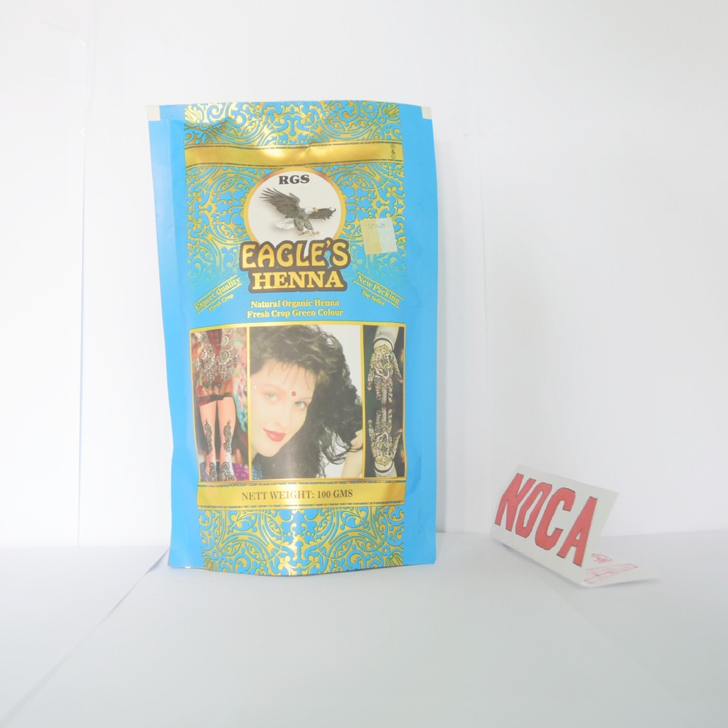 EAGLE Natural Organic EAGLES HENNA Dan Cat Pewarna Rambut 2in1