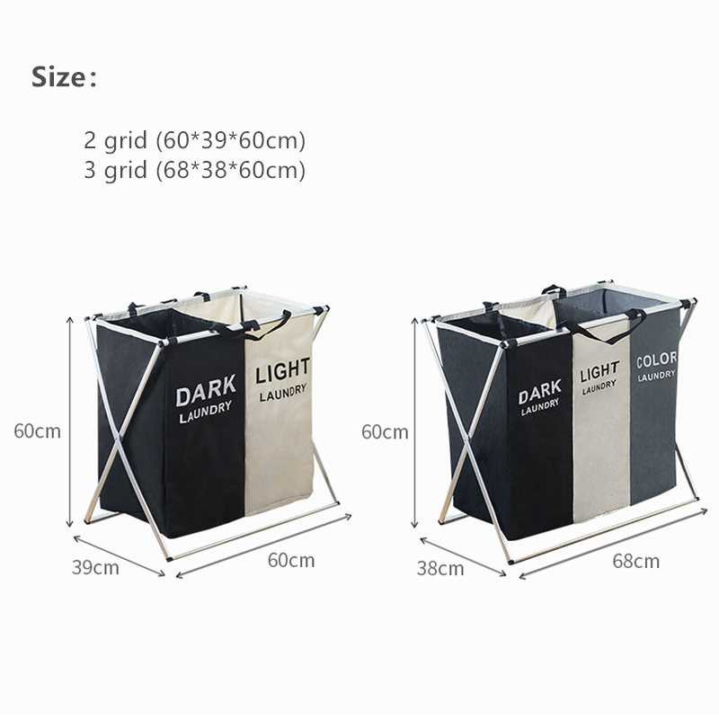 Tas Keranjang Baju Kotor Laundry Bag – Laundry Basket Lipat Aesthetic Minimalis Estetik Ala Informa