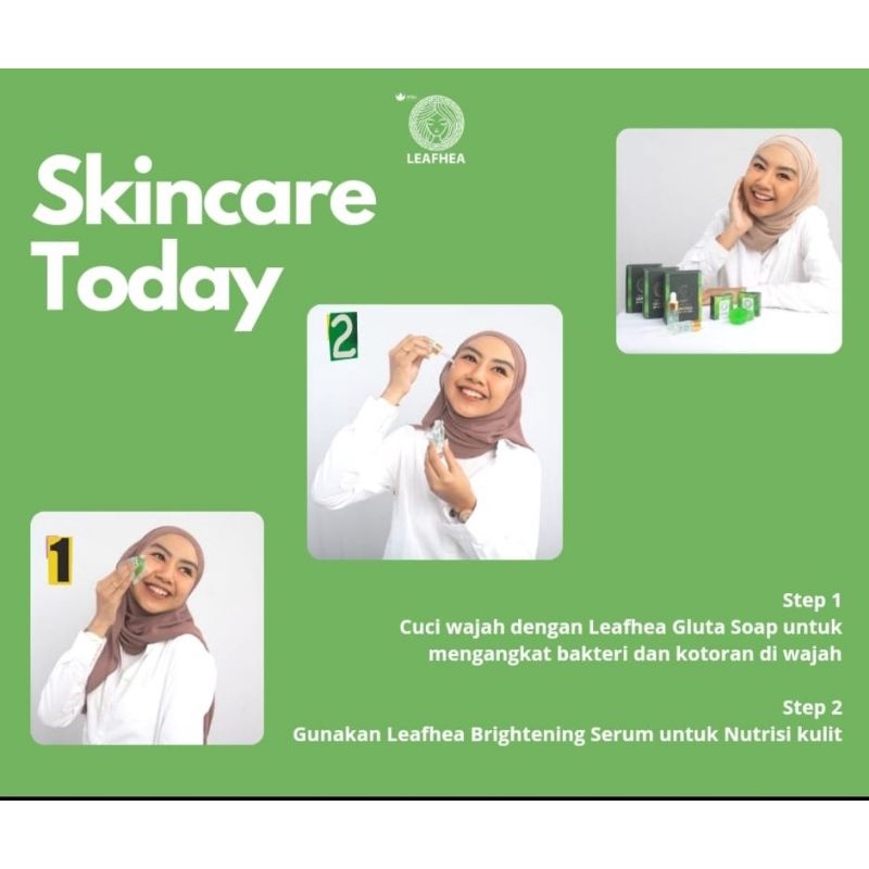 serum leafhea bringhtening serum leafhea 100% original