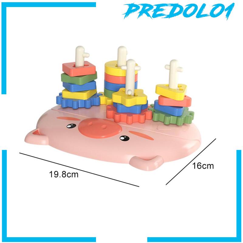 [PREDOLO1] Children Shape Sorter Educational Toys for Boy and Girl 1 2 3 Years Old