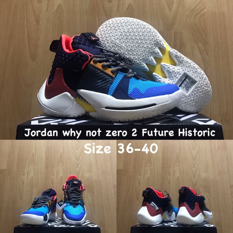 sepatu basket anak nike air jordan why not zero 2 future history gs kids  murah
