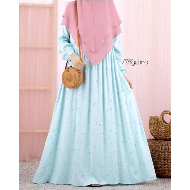 Sarah Dress by Atelier Angelina My Doodles Mint size XS