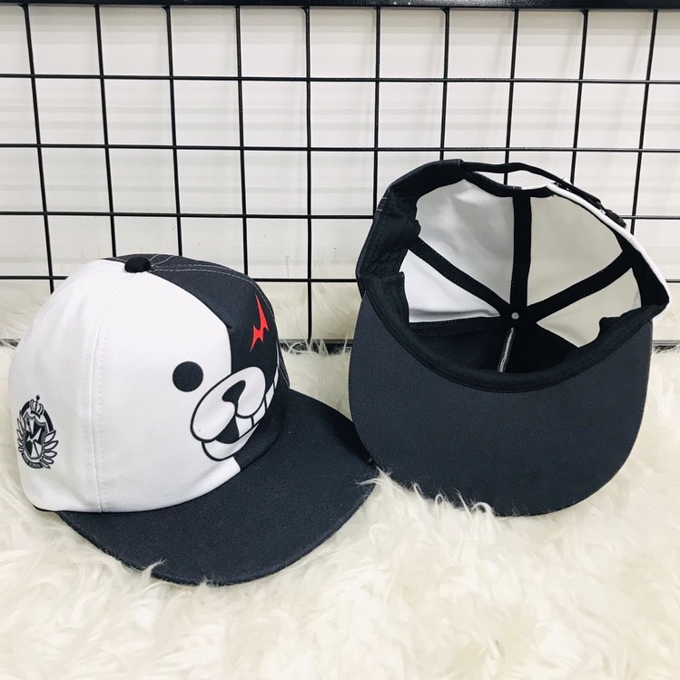 Snapback Monokuma Fullprint Anime Manga Danganronpa Premium Unisex