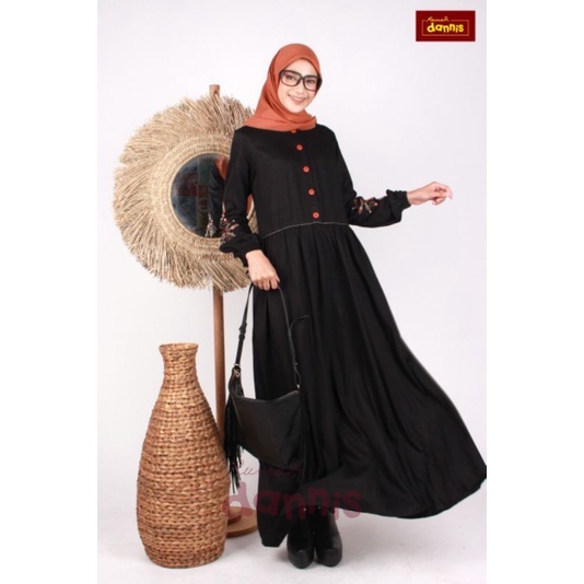 A220104 Abaya Dewasa by rumah dannis Size XS - XL