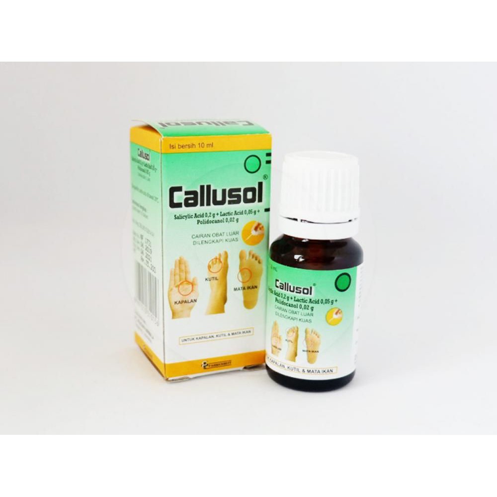 READY CALLUSOL 10ML OBAT MATA IKAN KUTIL DAN KAPALAN