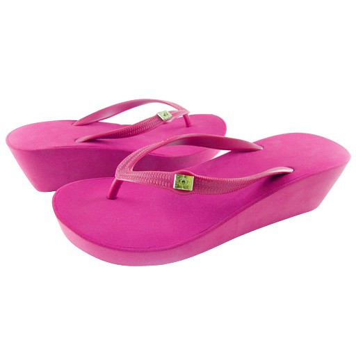 Popits Wedges 5cm Fuschia Sandal Wanita Original