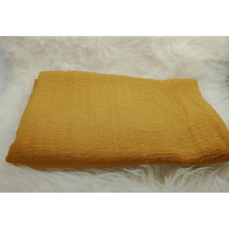 Pashmina Crinckle | Pashmina Shawl | Pashmina Arab | Pashmina Negro Part 2-Kuning Kubus