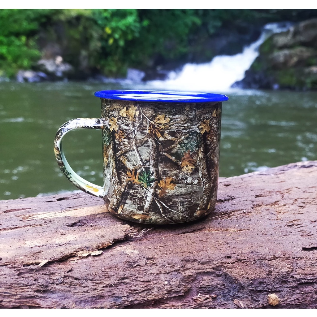 Cangkir Enamel Mug Enamel Cangkir Jadul