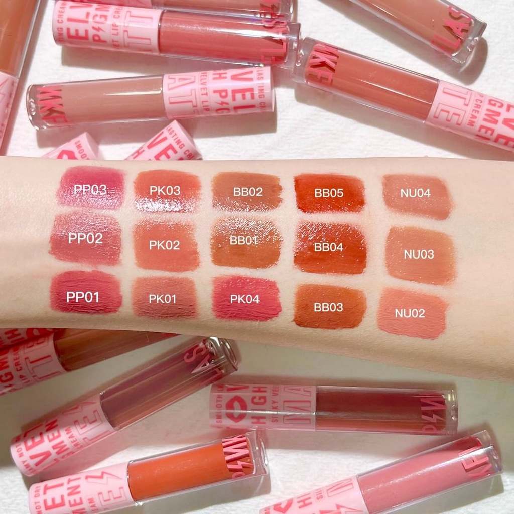 ✦SINAR✦ Pinkflash Silky Velvet Lip Cream PF-L04