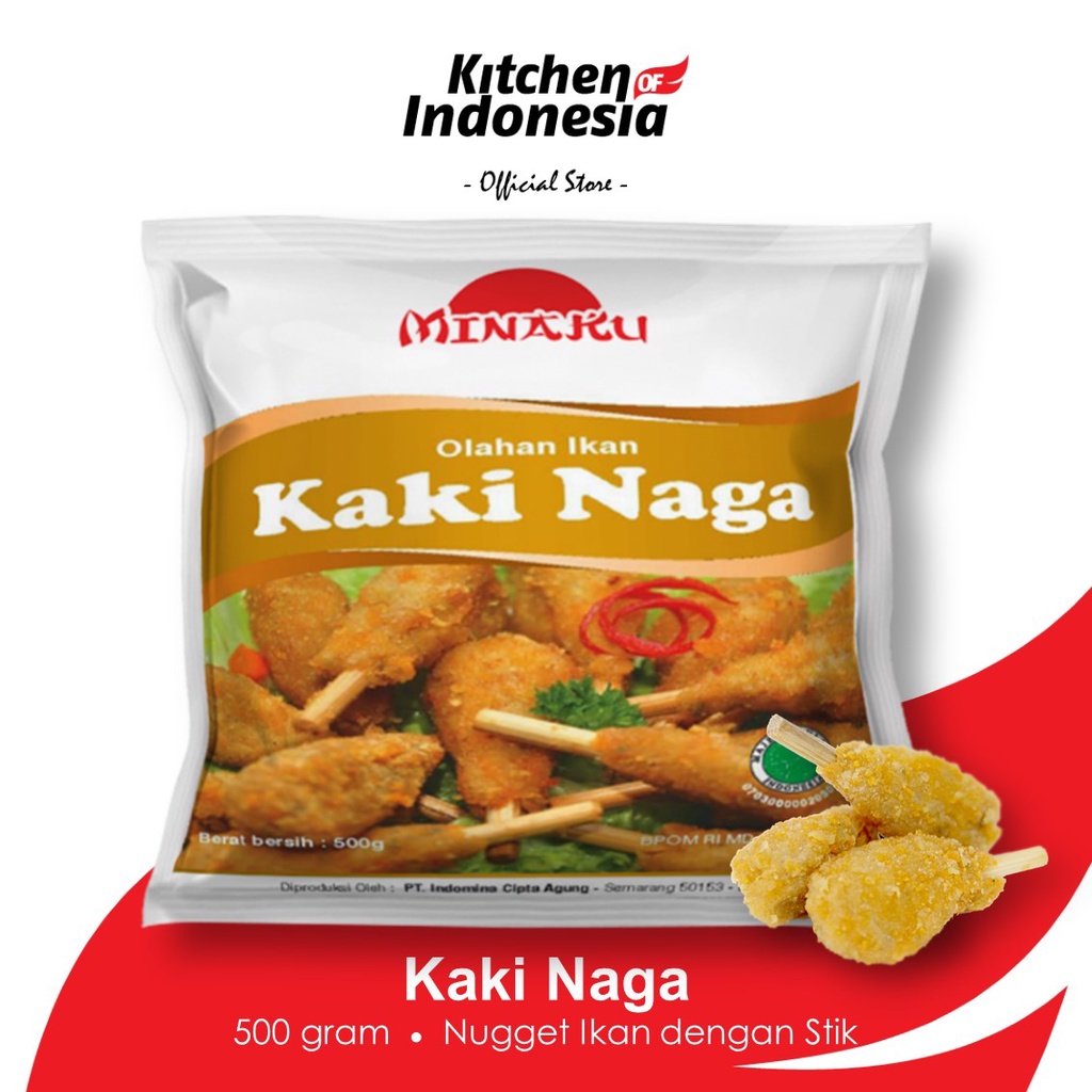 MINAKU Kaki Naga 500 gr - Nugget Ikan / Kitchen of Indonesia
