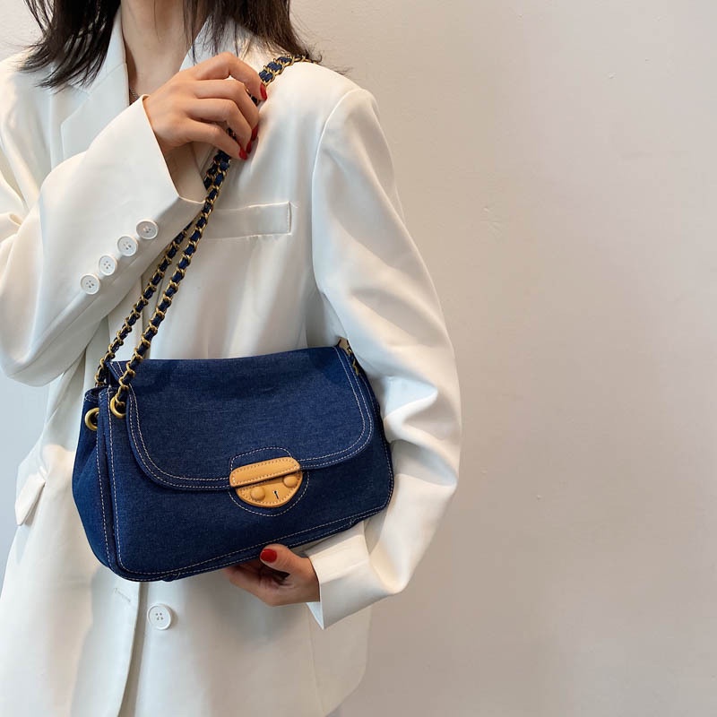 Tas Selempang Rantai Wanita Sling Bag Korean Style terbaru 7356