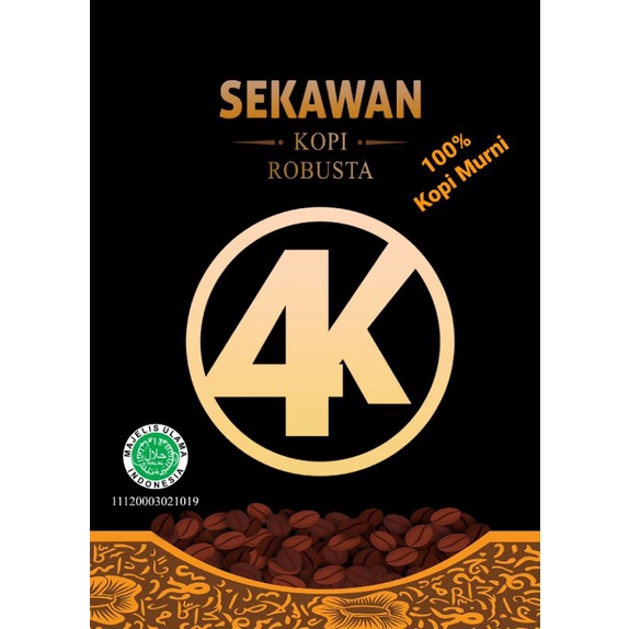 

Kopi Sekawan 100% Kopi murni Robusta 500Gr