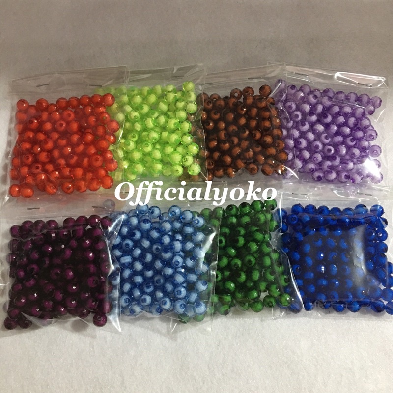 Manik Bulat Lampion Isi 8mm (30gram)