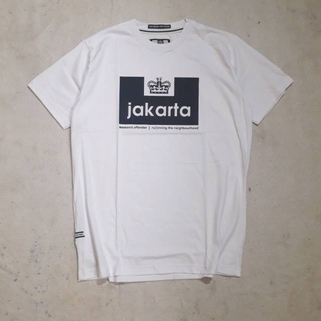 Tshirt Kaos Distro Weekend Offender City Series JAKARTA Pria Wanita