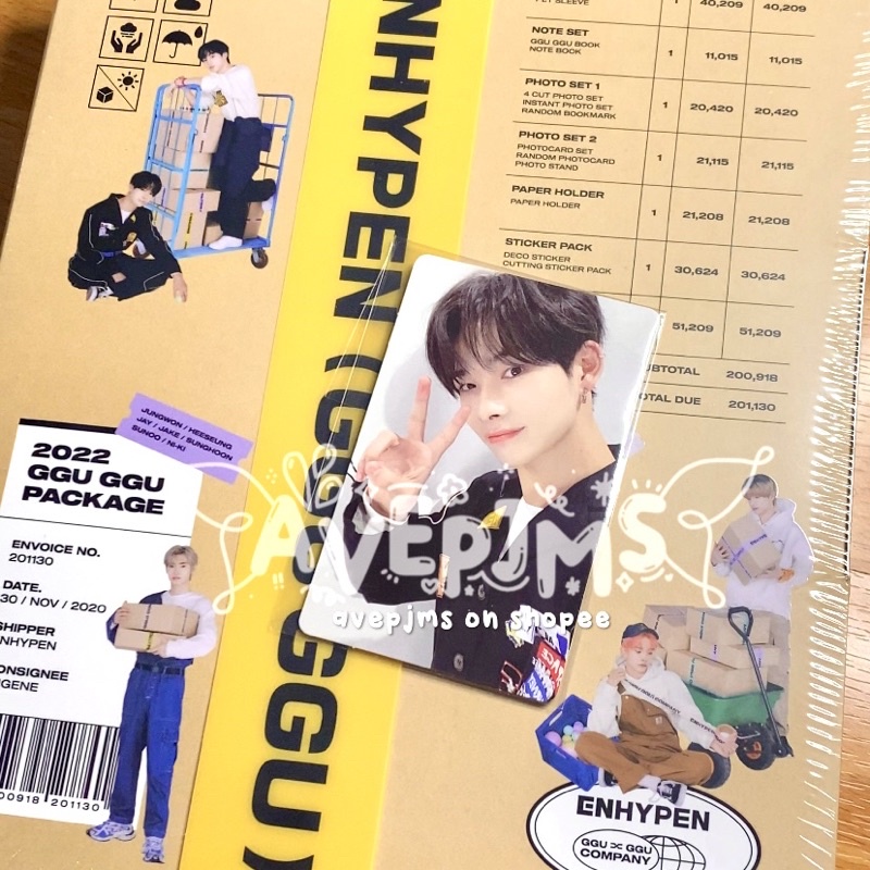 [ READY STOCK ] Enhypen GGU GGU Package 2022 Sharing fullset unsealed RPC Ni-Ki ( member set pc Jung