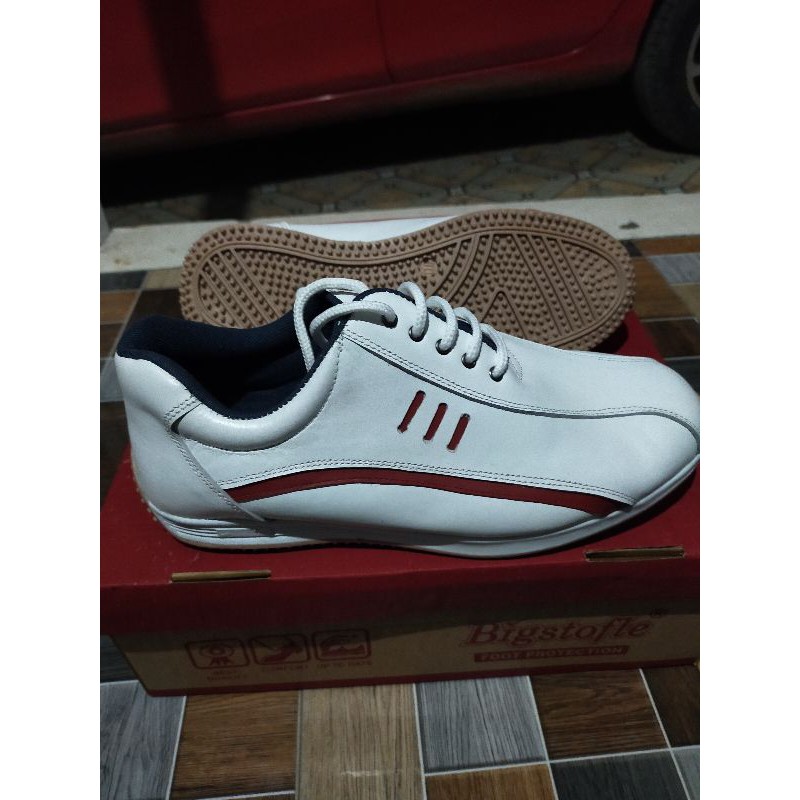 sepatu golf man laki laki dewasa bahan kulit
