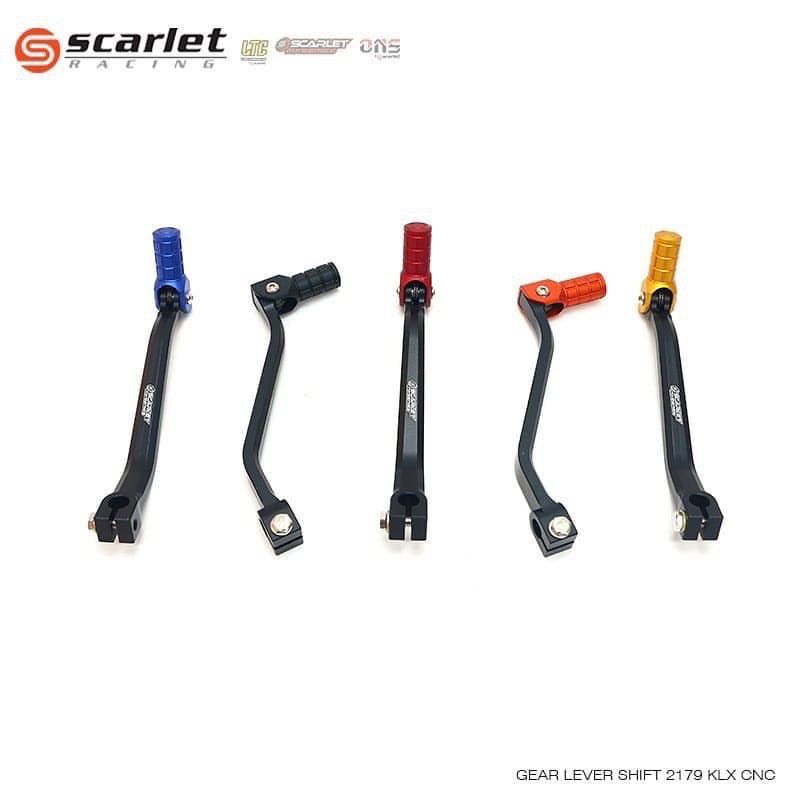 Pedal operan gigi/gear lver shift klx scarlet cnc model lipat pedal gigi klx dtracker merk scarlet