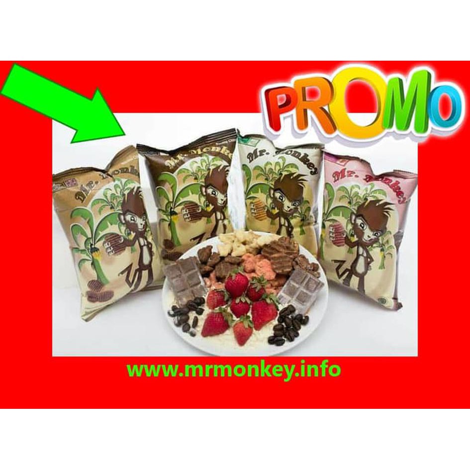 Mr Monkey Keripik Pisang Kripik Snack Lampung Grosir Pabrik Agen