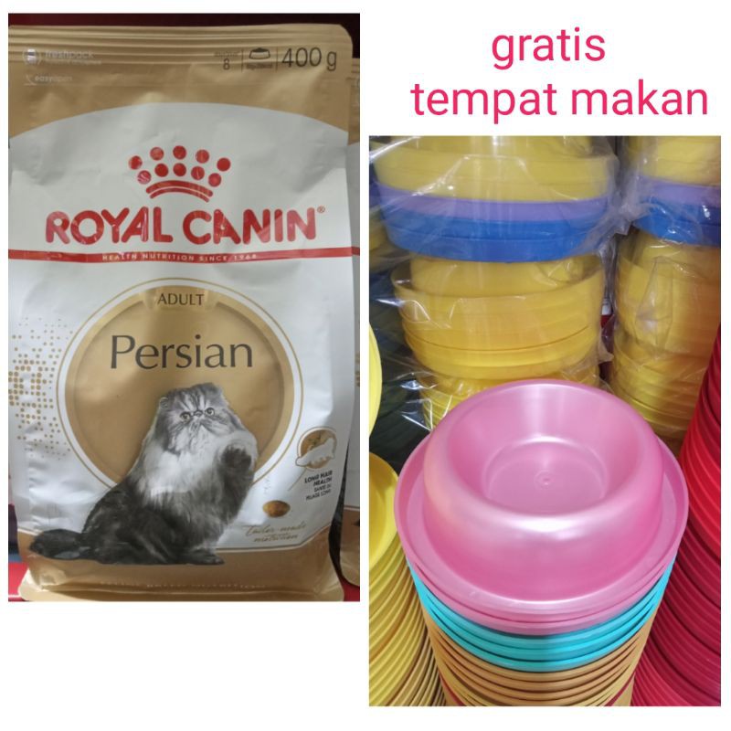 Persian Adult Royal Canin 400g gratis Tempat Makan Kucing