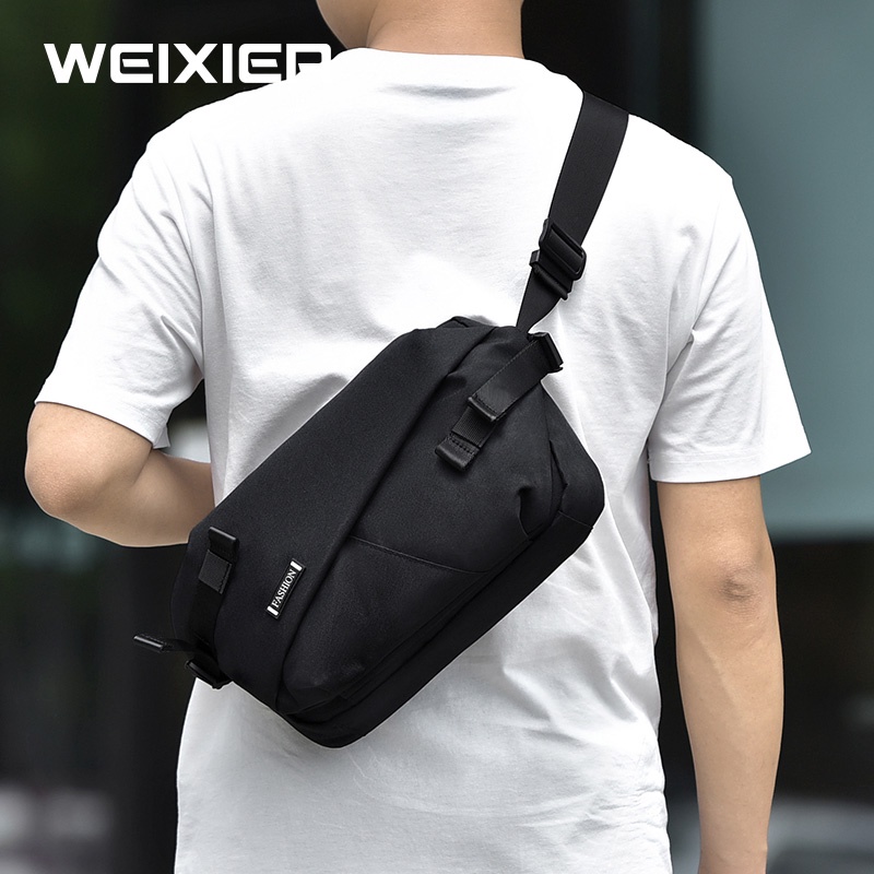 WEIXIER D247 Tas Selempang Pria Sling Bag Anti Air WK-SBY