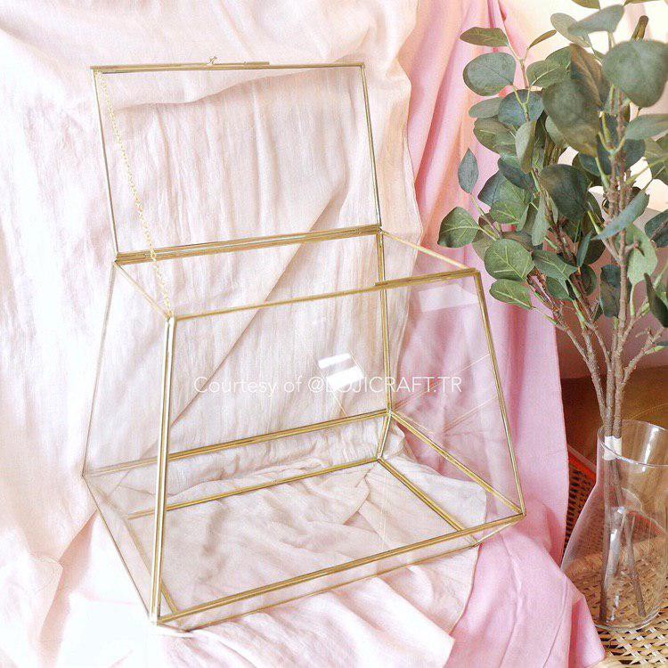 Trapolie Seserahan Box (Jabodetabek Only) / Hantaran / Kotak Kaca / Wedding Gift