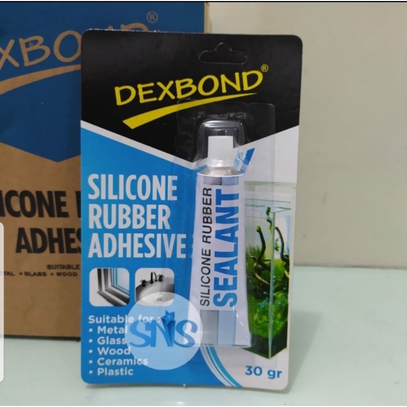 Lem kaca aquarium 30gram dexbond - lem odol bening