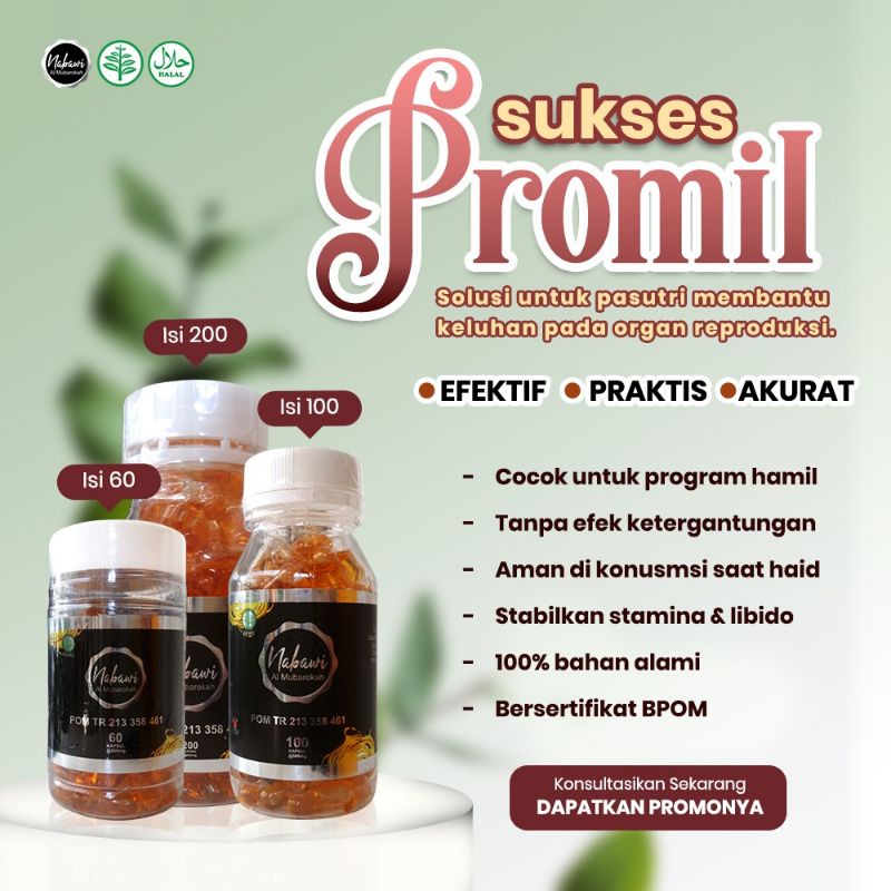 Nabawi Oil Promil Original/Nabawi Al Mubarokah