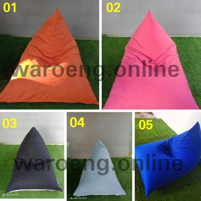 

SOFA BEAN BAG TRIANGEL POLOS MURAH ( LARGE ) XCD645DF