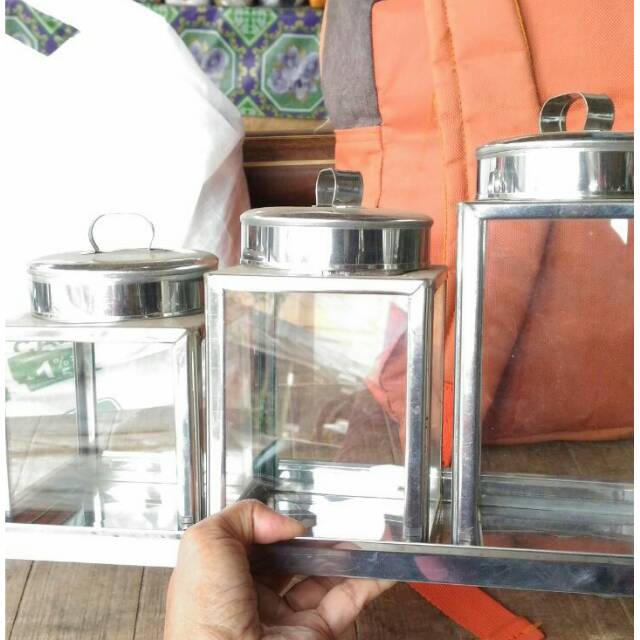 Toples set cantik - toples set stainless - toples unik