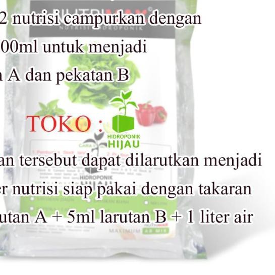 ✰ Hidroponik Maximum AB Mix NUTRIMAX Melon ☀