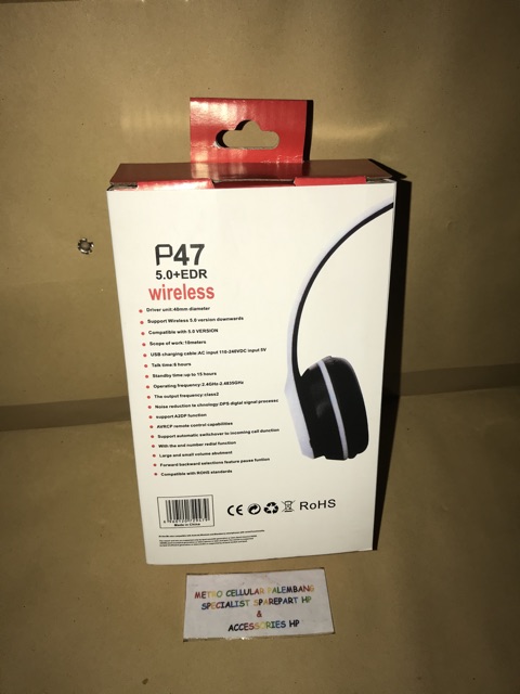 Headphones wireless bluetooth P47