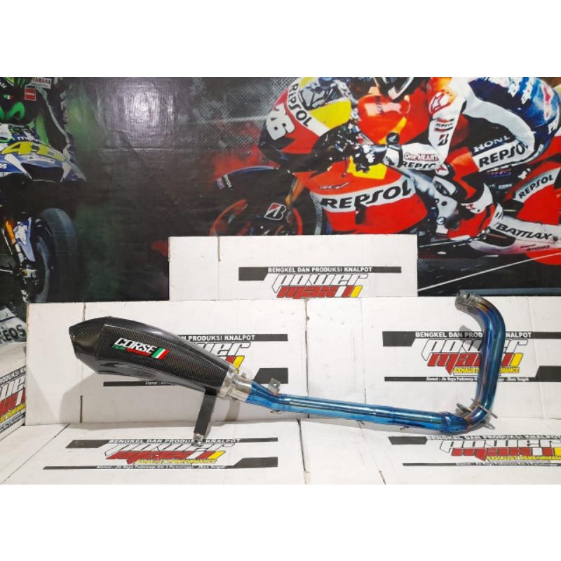 Knalpot CORSE Ninja Fi,Z250,CBR250RR,MT25,R25