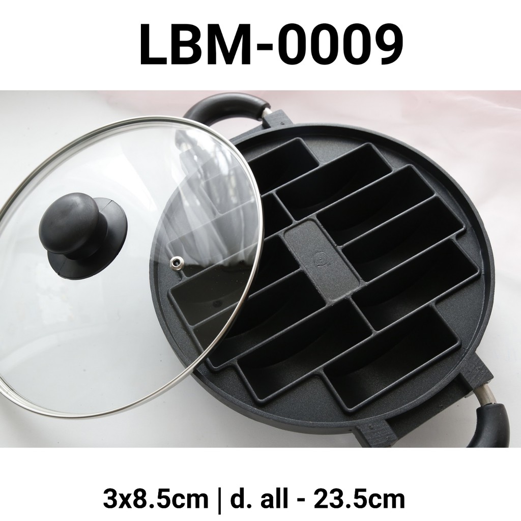 LBM-0009 Cetakan loyang happy call wajan teflon kue pukis pokis cubit yamama baking