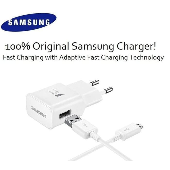 Charger Original 100% SAMSUNG FAST CHARGING S6 / NOTE 4 / MICRO