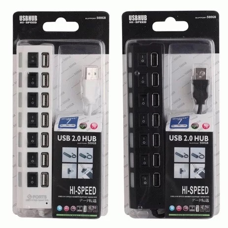 USB HUB 2.0 7Port Saklar 7 Port