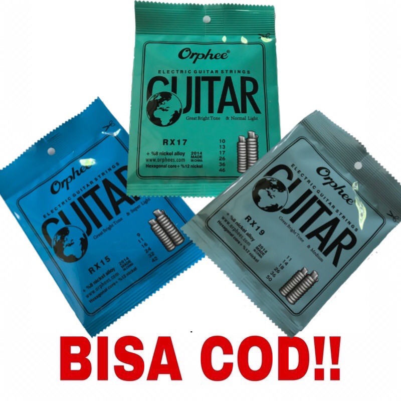 Senar Gitar Elektrik / Listrik ORPHEE ORIGINAL