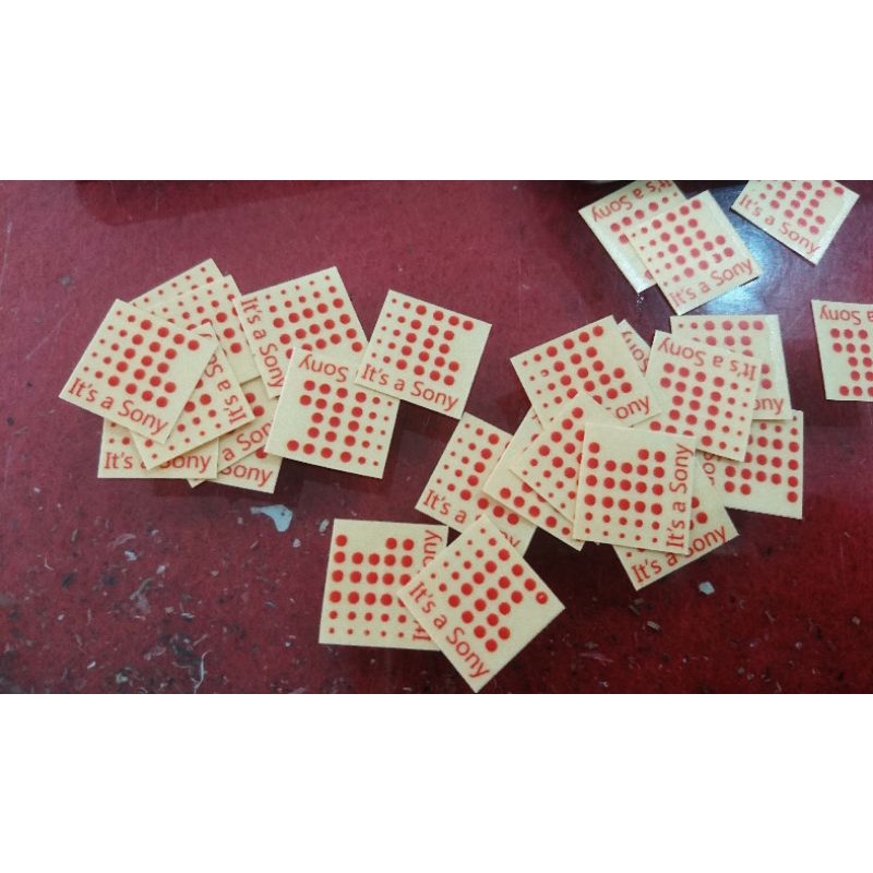 

Sticker sony its a sony (isi 3pcs)